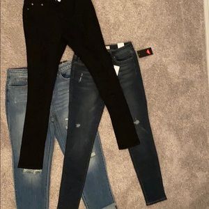 3 pairs of fashion nova jeans brand new
